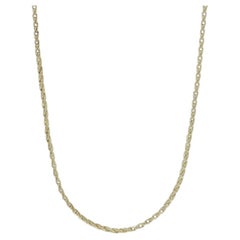 Yellow Gold Wheat Chain Necklace 16 1/2" - 14k