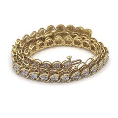 Yellow Gold Women's Diamond Tennis Bracelet