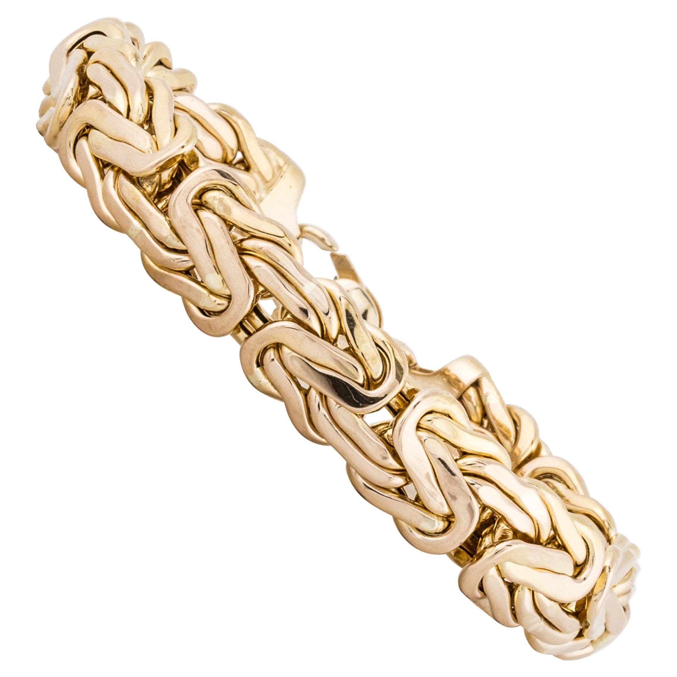 Woven Gold Bracelet at 1stdibs