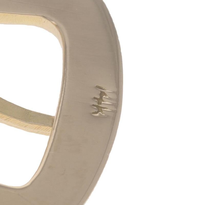 Gewebtes Armband aus Gelbgold mit Fuchsschwanzkette und Schnalle - 14k Verstellbar 2