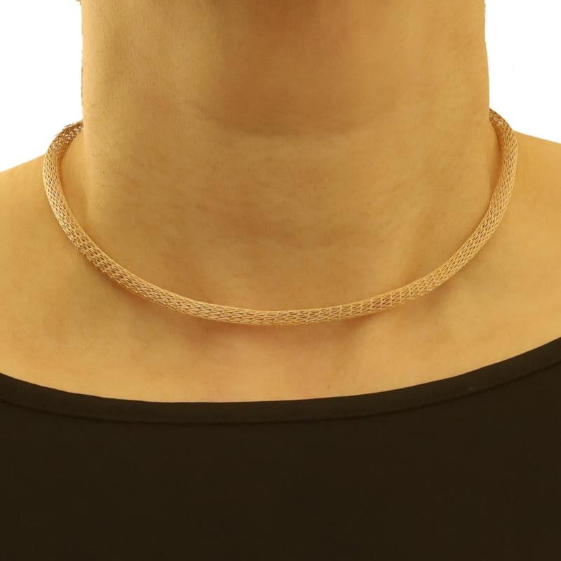 Contenuto del metallo: Oro giallo 14k

Stile della catena: Maglia intrecciata
Stile della collana: Catena
Tipo di chiusura: Chiusura a moschettone

Misure

Lunghezza: 16