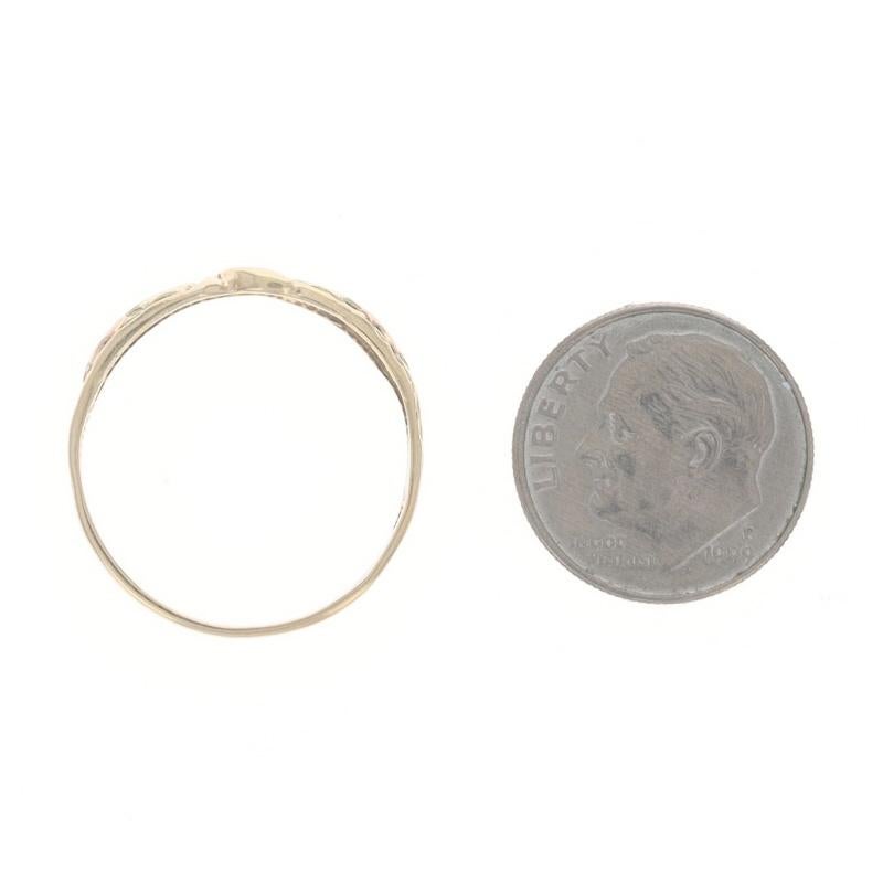 Yellow Gold X Black Hills Gold Band - 14k Leaves For Sale 1