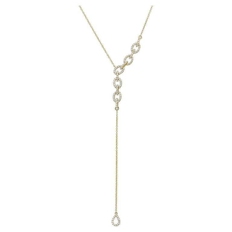 9ct Yellow Gold Diamond Initial 'Y' Necklace