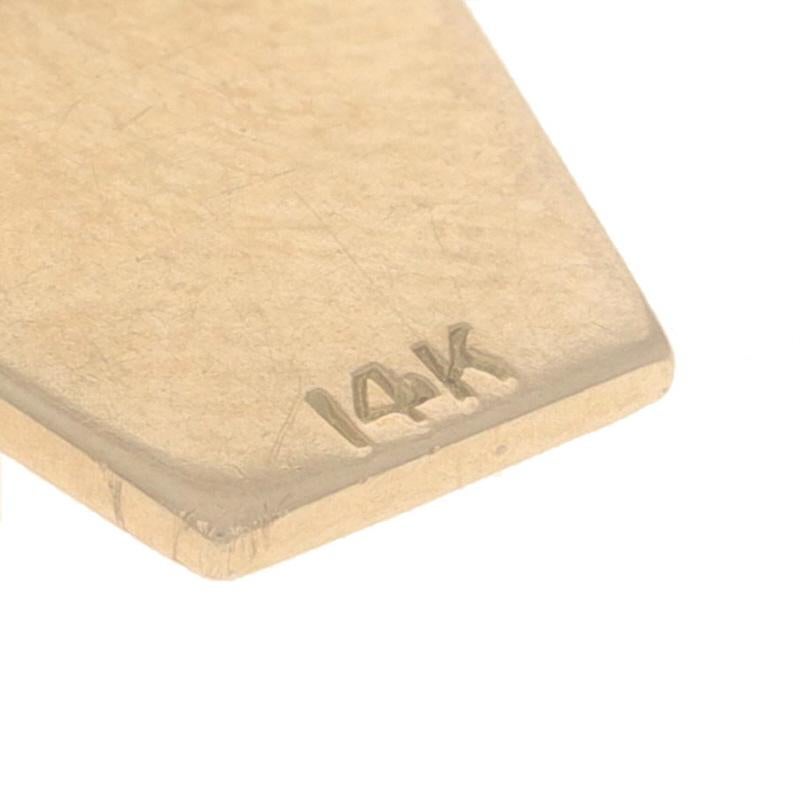 Breloque en or jaune York Rite pour homme - 14k émail blanc maçonnique Unisexe en vente