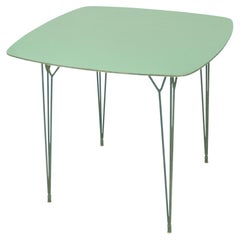 Vintage Yellow & Green Double-Sided Table by Nisse Strinning for String