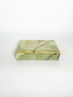 Yellow-green onyx box, France, 1970