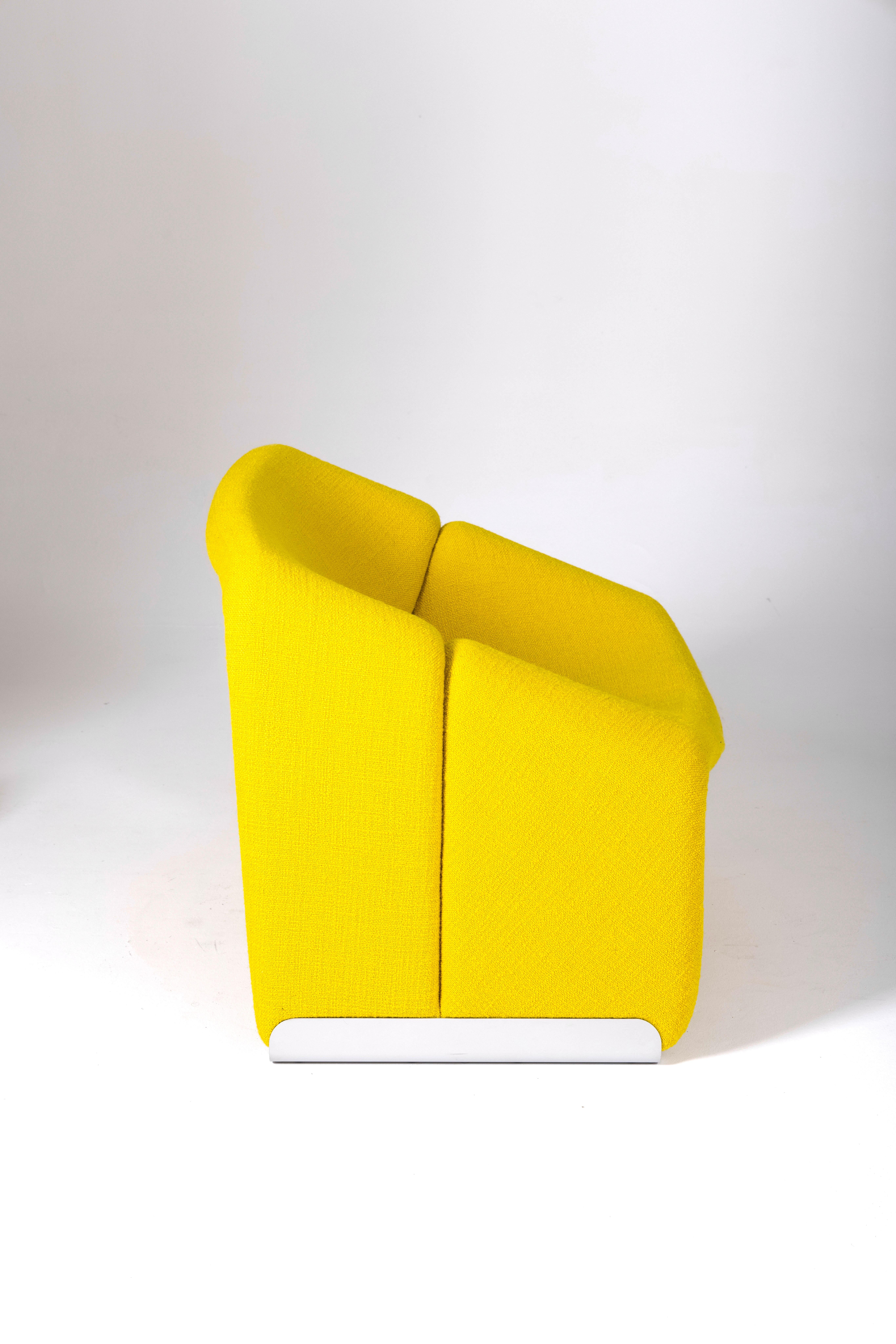 Yellow Groovy Armchair By Pierre Paulin, 1960s 3