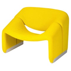 Yellow Groovy Armchair By Pierre Paulin, 1960s