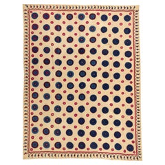 Yellow Ground Suzani, Uzbekistan, Early 20th Century.