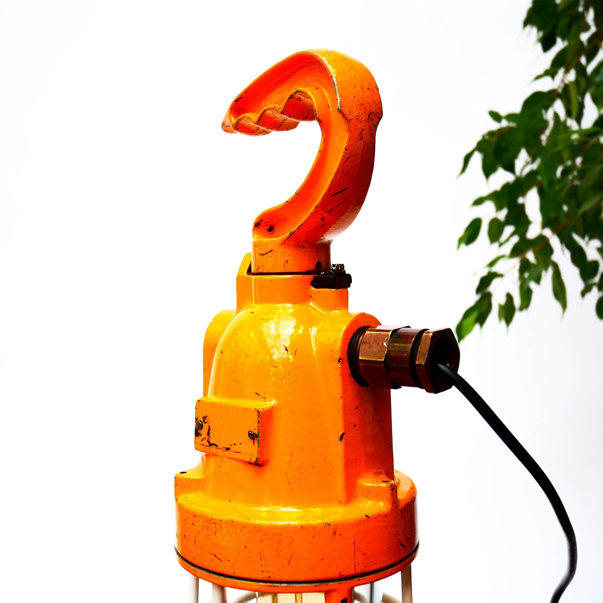 Mid-20th Century Yellow Inspection Lamp V1, Italy, circa 1960-1969