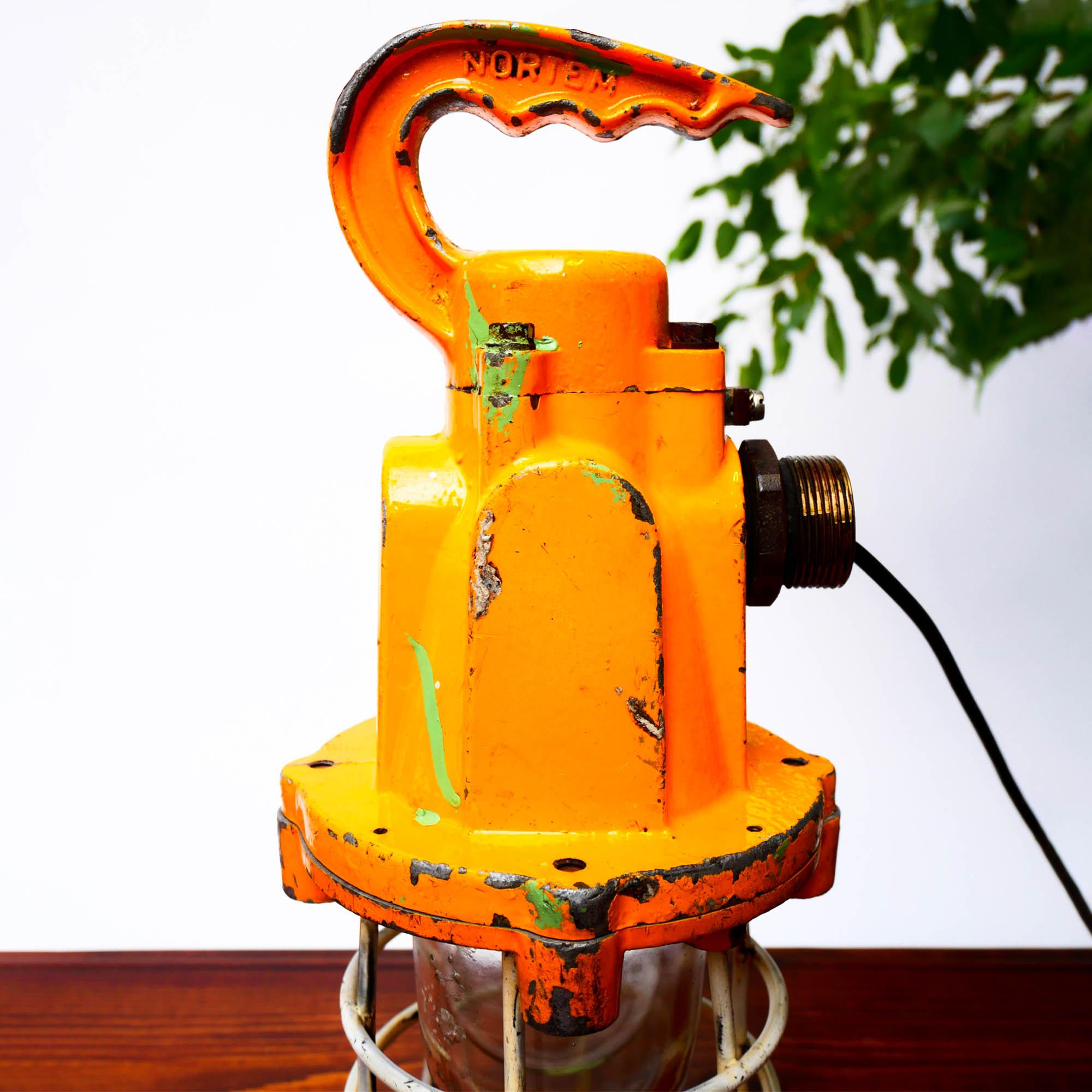 Industrial Yellow Inspection Lamp V2, Spain, circa 1960-1969