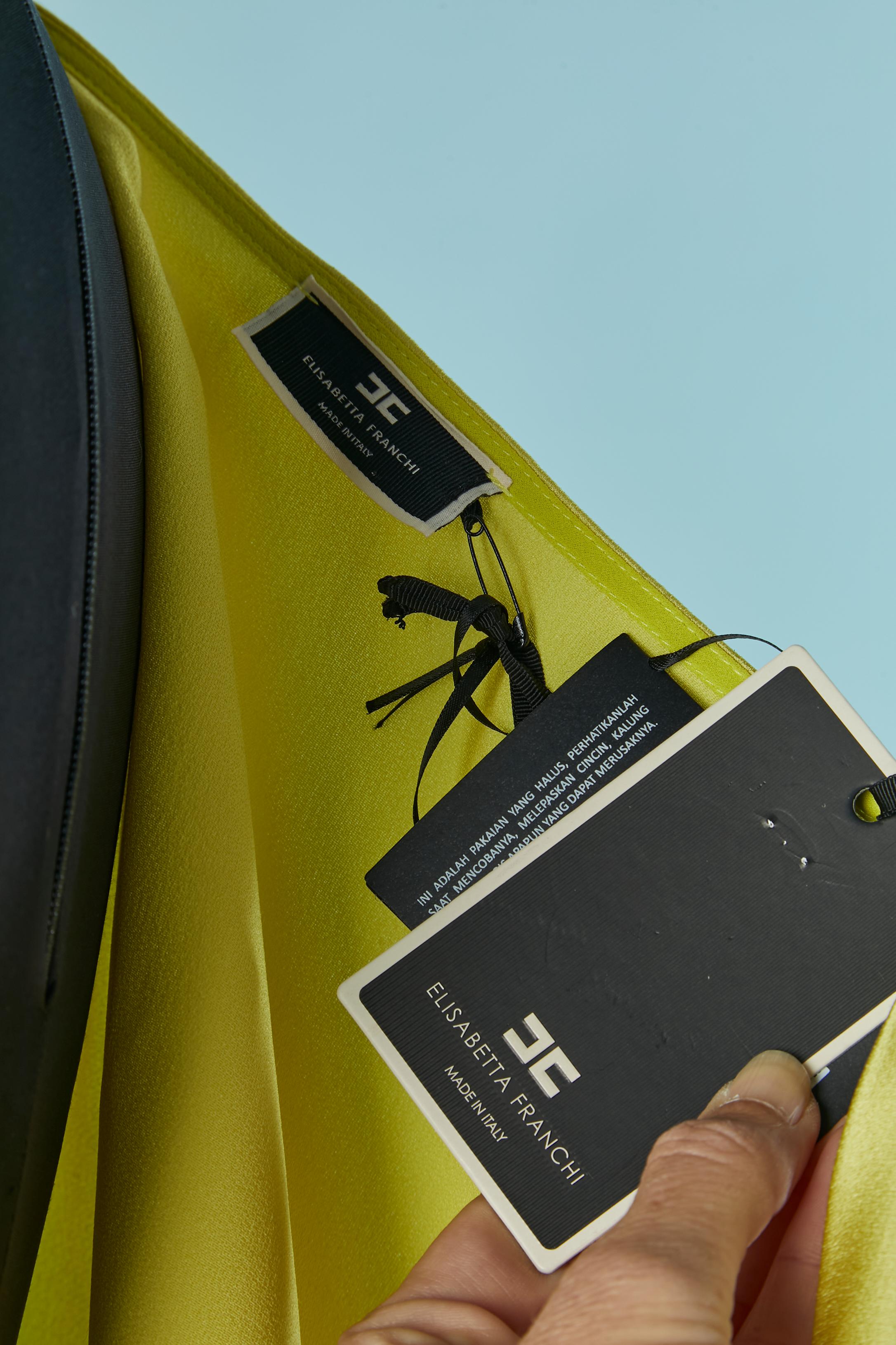 Combinaison jaune ELISABETTA FRANCHI Nouveau avec étiquette en vente 2