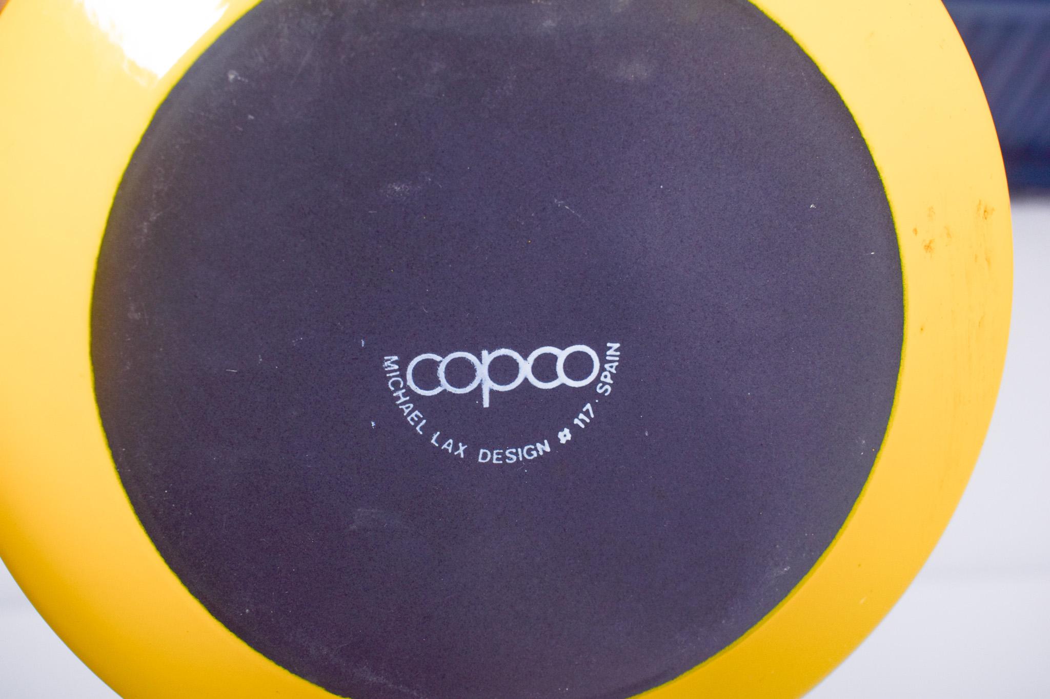 Yellow kettle, Michael Lax, Copco in Enamel and Teak In Good Condition For Sale In Lisboa, Lisboa