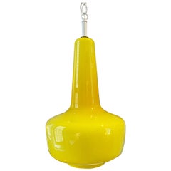 Yellow 'Kreta' Pendant Lamp by Jacob Eiler Bang for Fog & Mørup