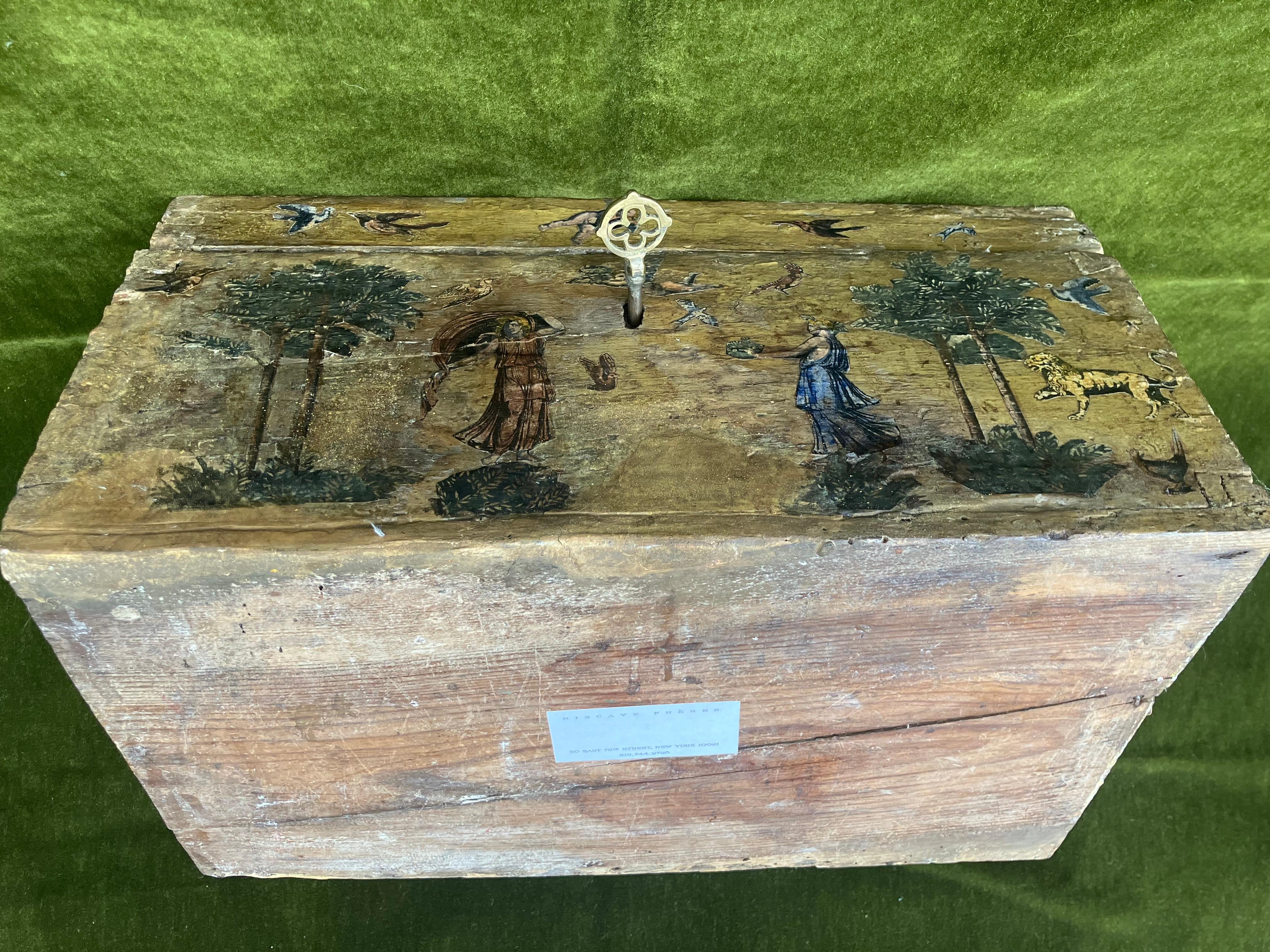 Yellow Lacca Povera Box For Sale 6