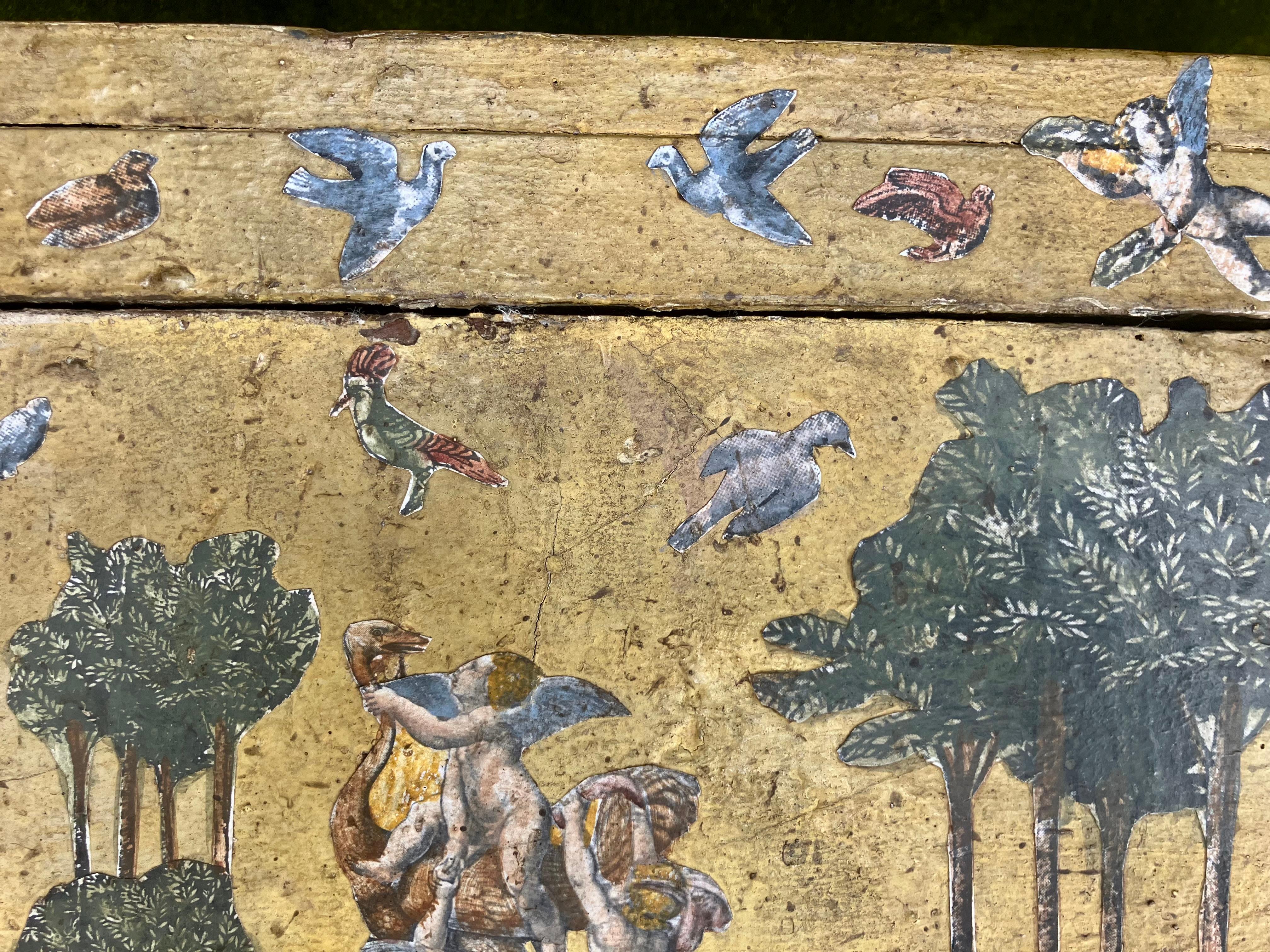 Yellow Lacca Povera Box For Sale 3