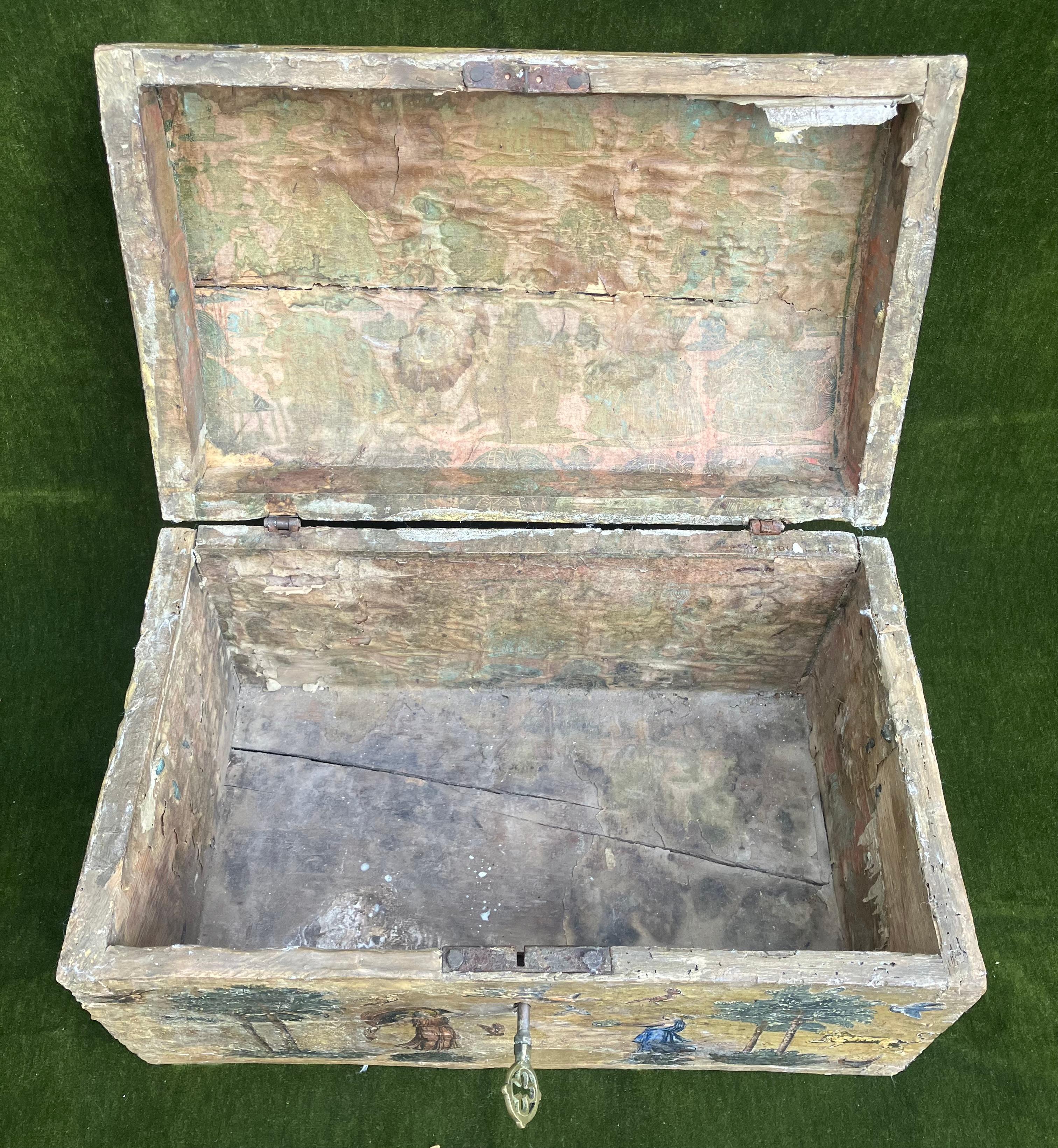 Yellow Lacca Povera Box For Sale 2