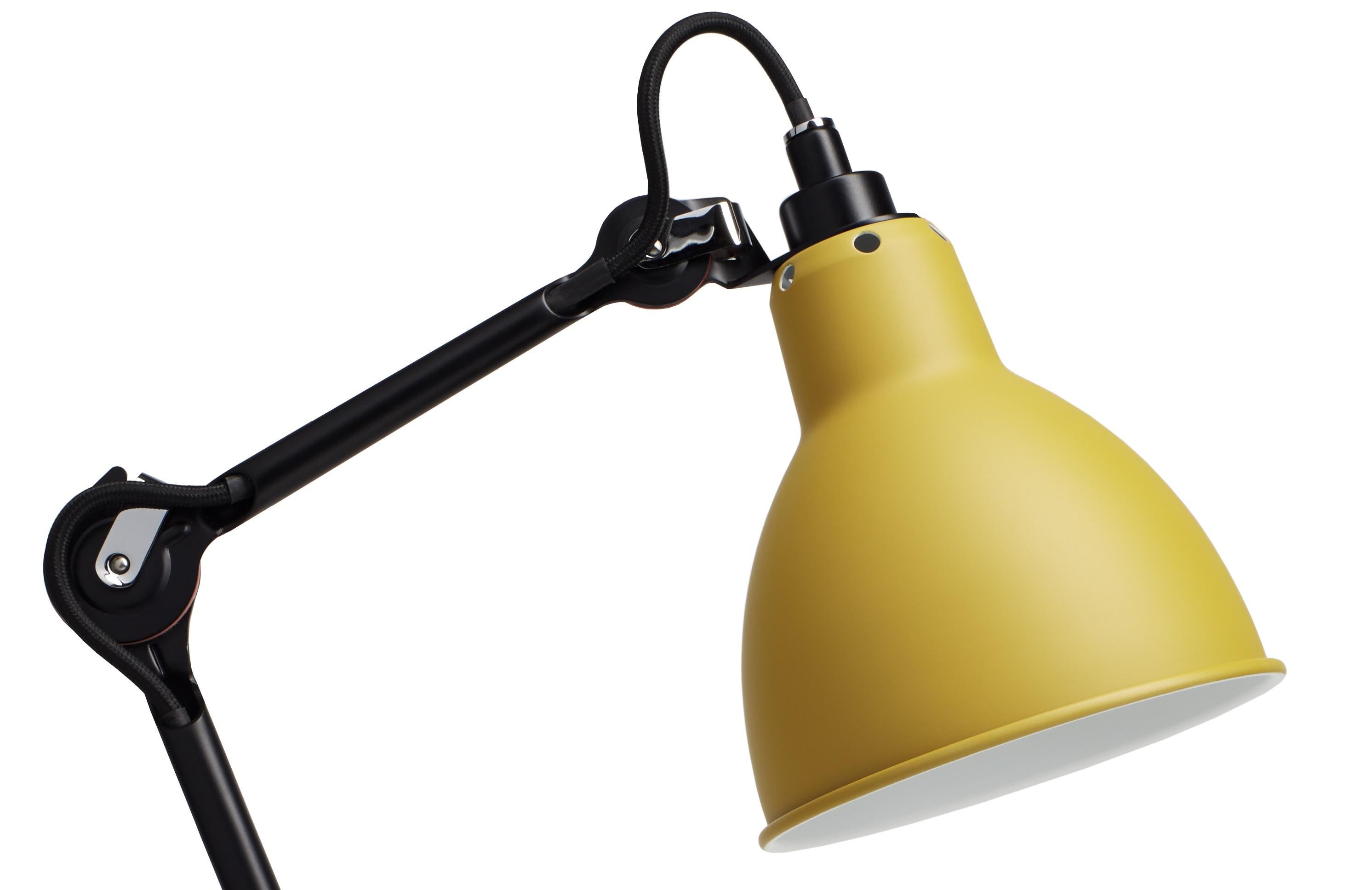 Gelbe Lampe Gras N° 205 Tischlampe von Bernard-Albin Gras (Sonstiges) im Angebot