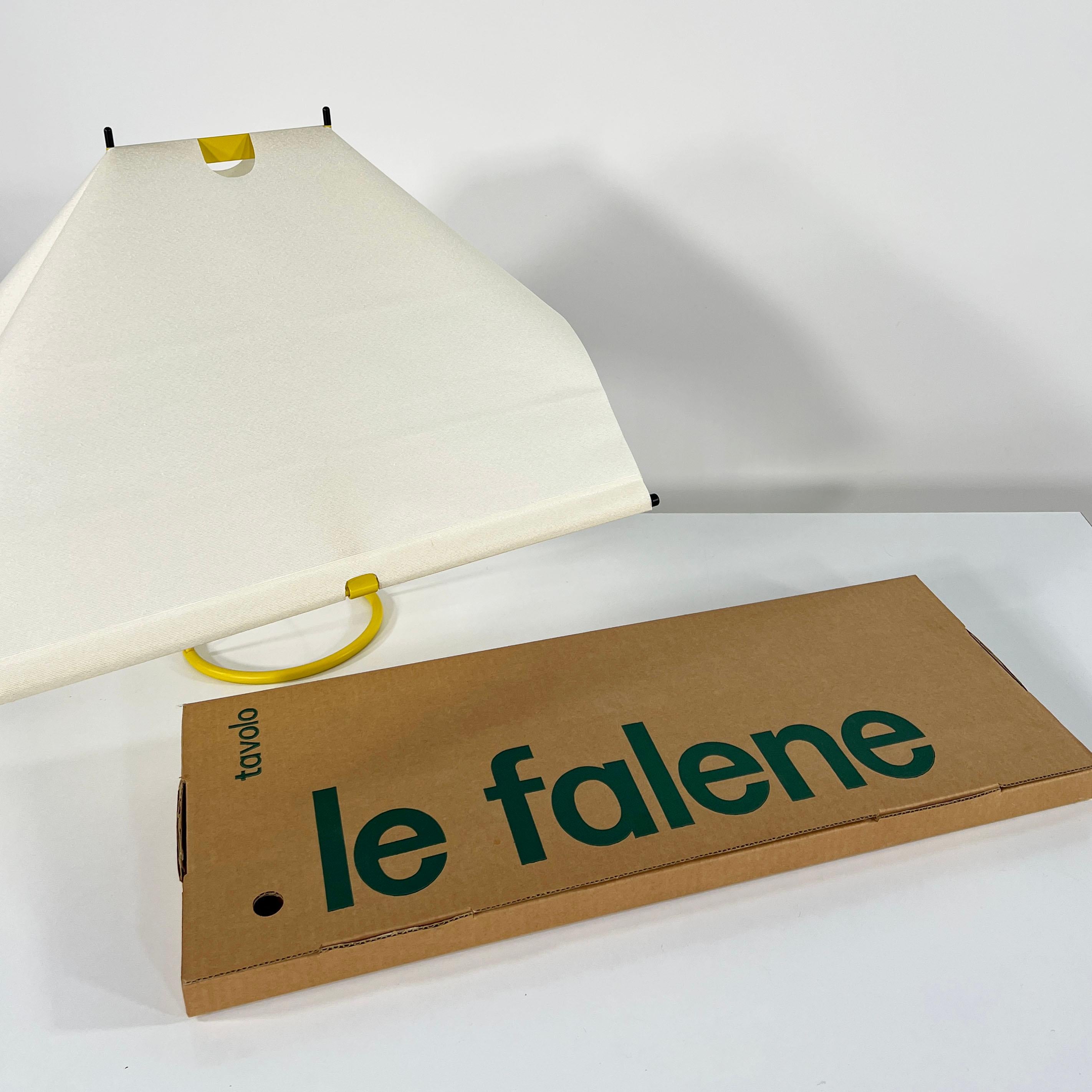 Yellow Le Falene Table Lamp by Piero De Martini for Arteluce, 1980s 4
