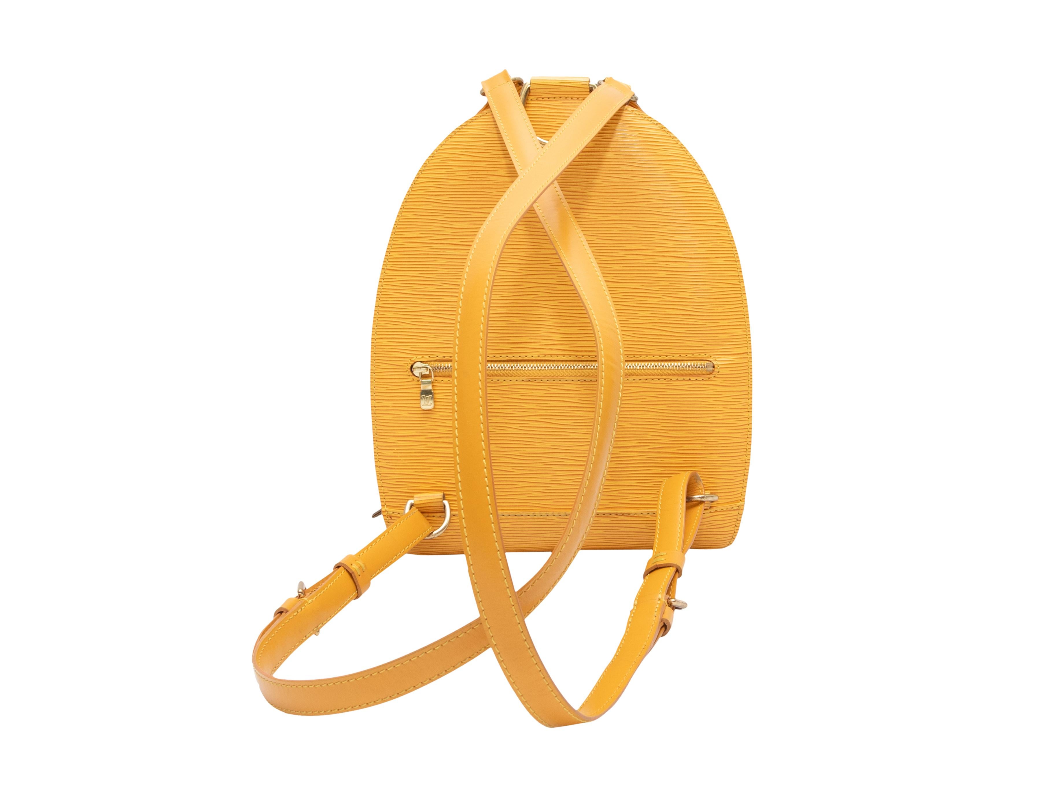 Yellow Louis Vuitton Epi Mabillon Backpack 1