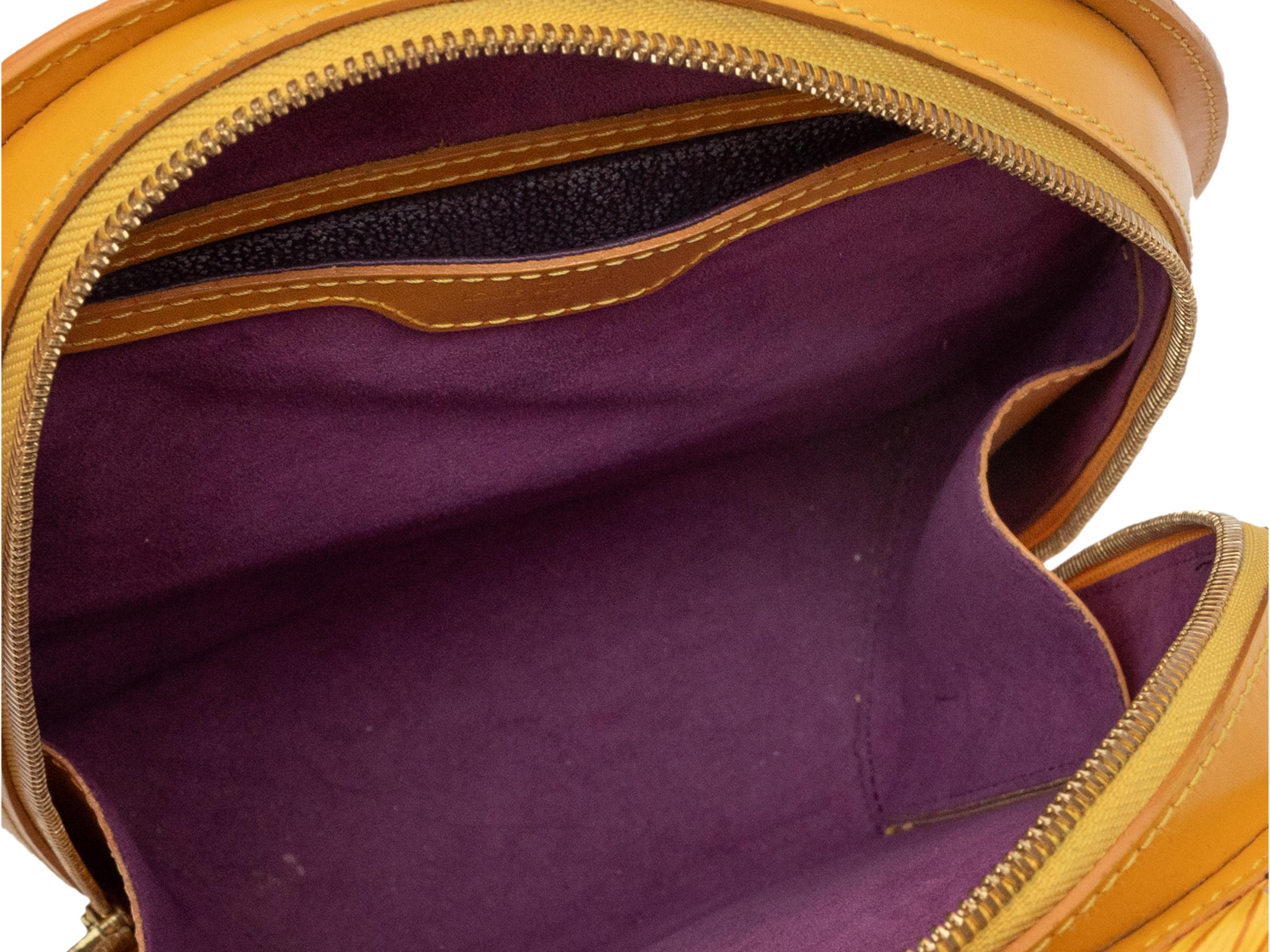 Yellow Louis Vuitton Epi Mabillon Backpack 2