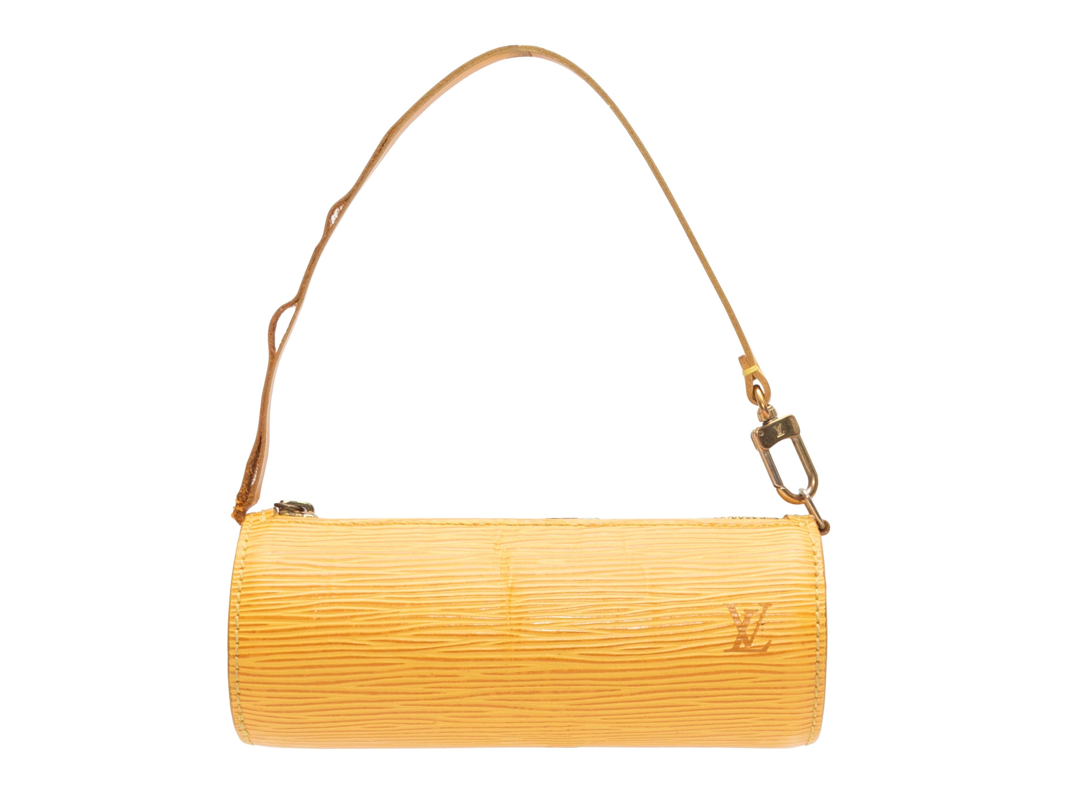 Yellow Louis Vuitton Epi Soufflot Shoulder Bag In Good Condition In New York, NY