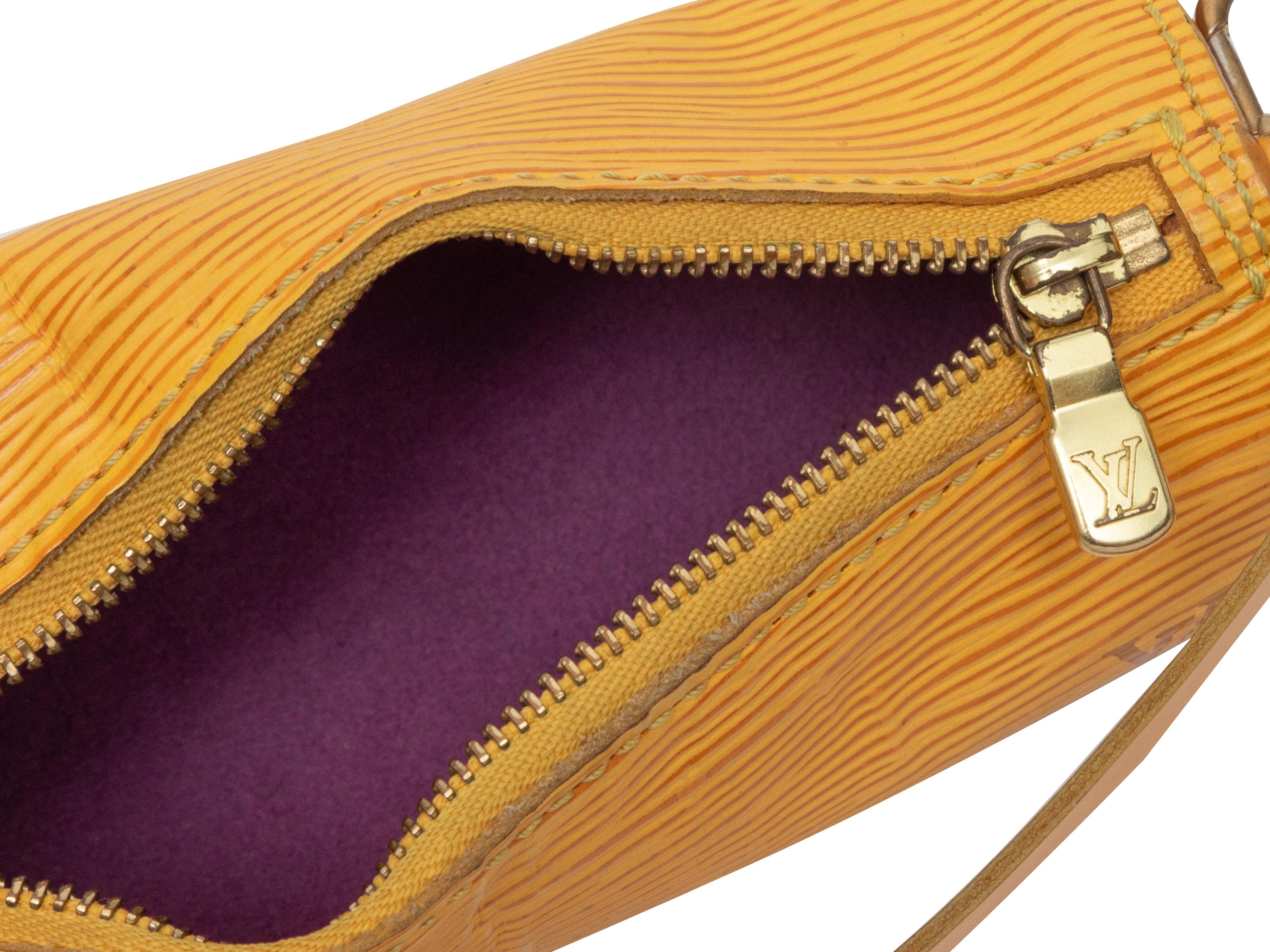 Women's Yellow Louis Vuitton Epi Soufflot Shoulder Bag