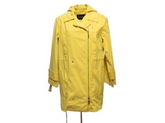 Yellow Louis Vuitton Hooded Windbreaker Coat