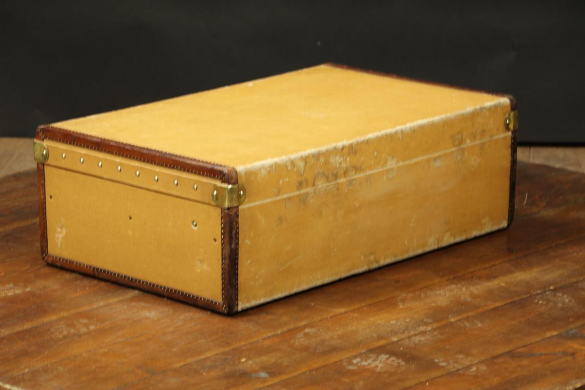 Brass Yellow Louis Vuitton Suitcase