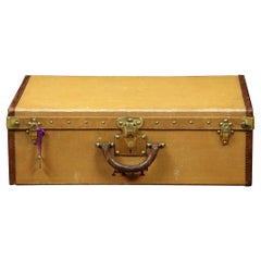 Antique Yellow Louis Vuitton Suitcase