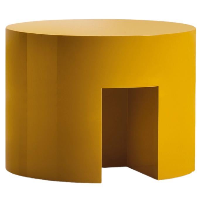 Yellow Maryland Occasional Side Table by Somaschini