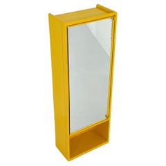 Vintage Yellow Medicine Cabinet by Olaf Von Bohr for Gedy, 1970s