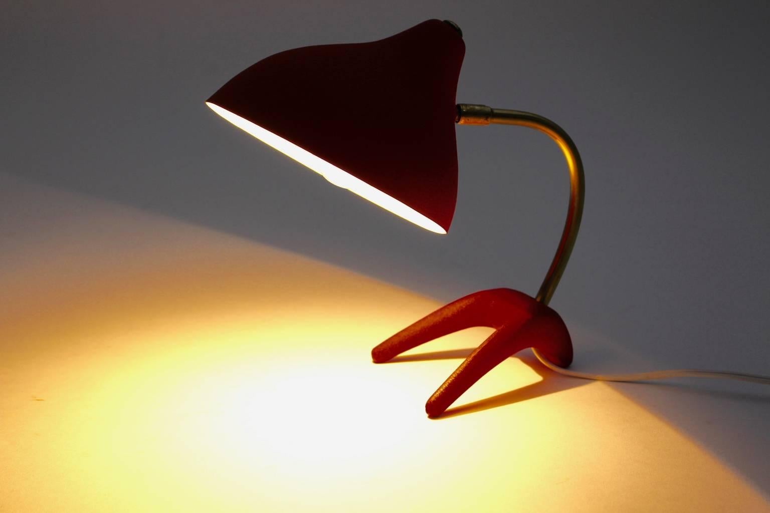 20th Century Yellow Mid-Century Modern Louis Kalff Table Lamp 1950s for Philips Netherlands For Sale