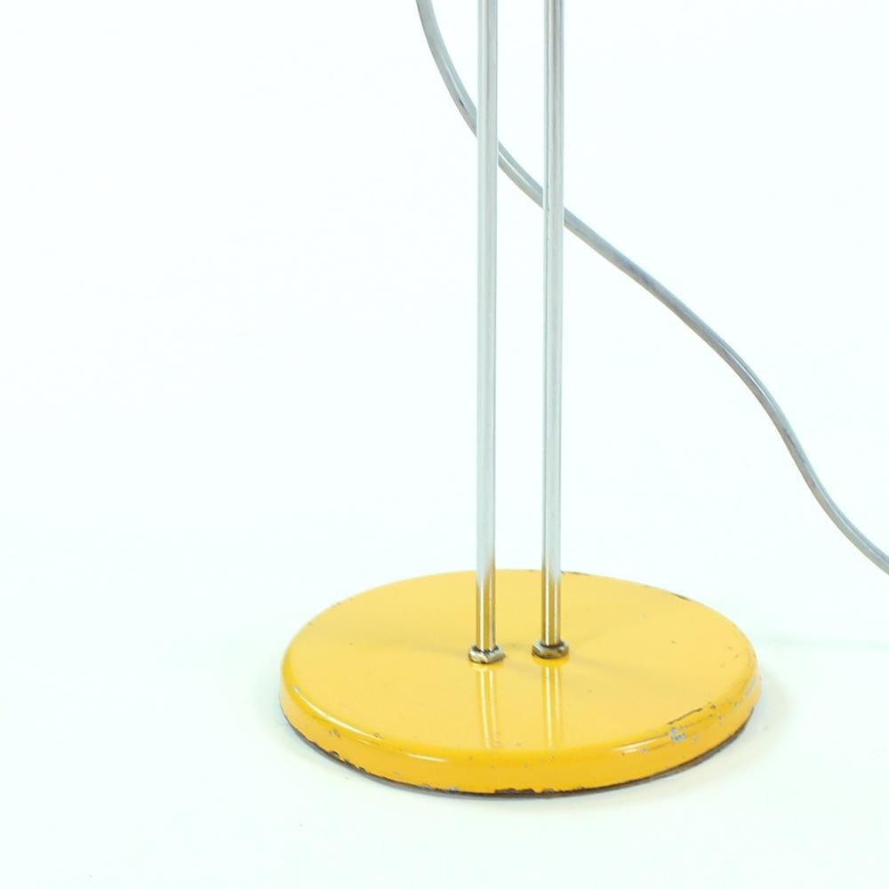 Yellow Midcentury Table Lamp by Josef Hurka for Lidokov, Czechoslovakia, 1960s For Sale 2