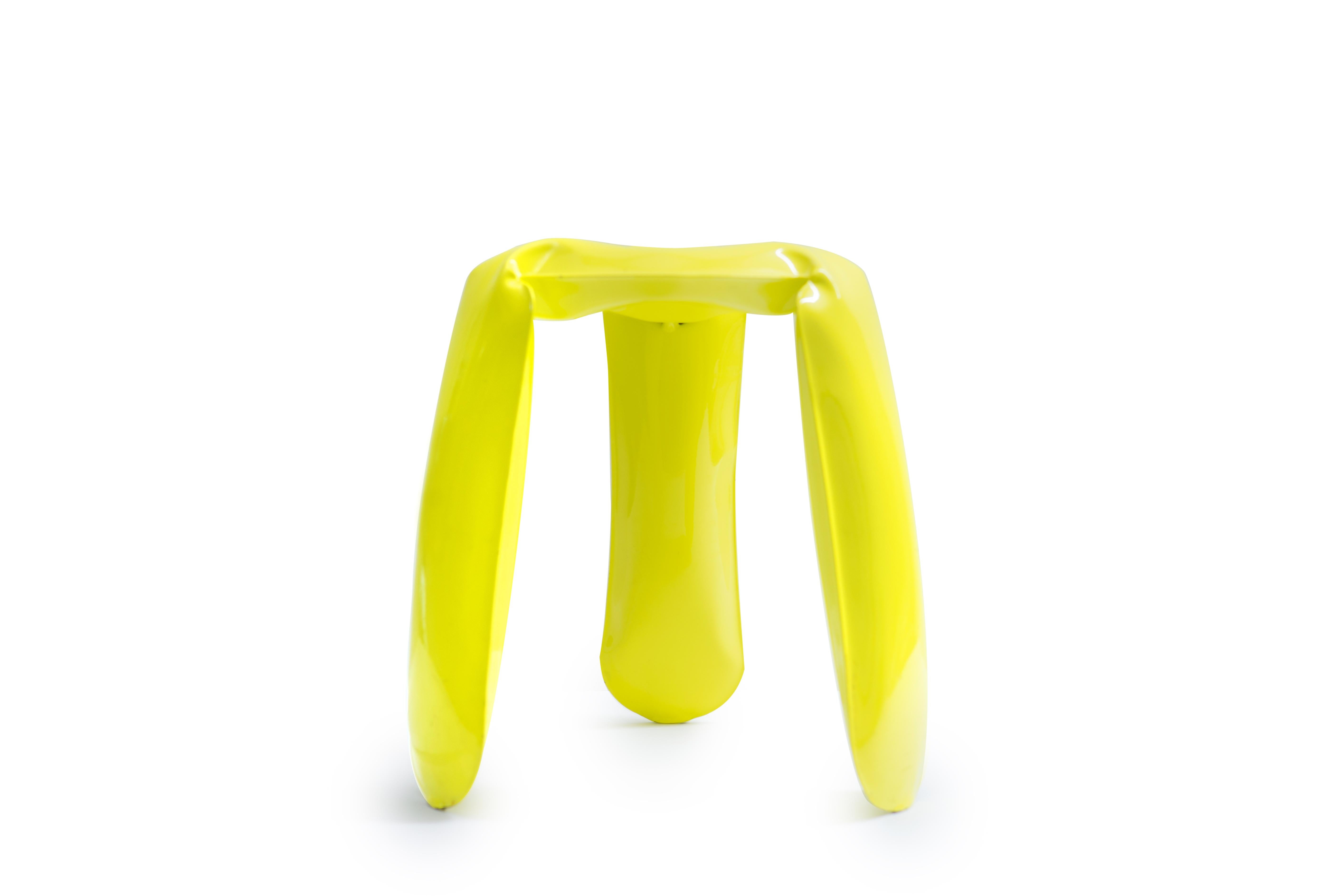 neon yellow stool