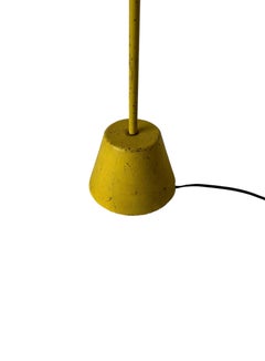 Yellow Minimalist Midcentury Modern Floor Lamp