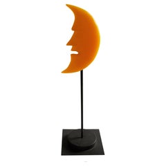 Lampada da tavolo "Moon" gialla di Jean-Charles de Castelbajac, Francia anni '90