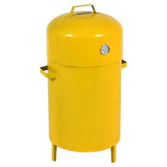 Yellow Mr. Meat Smoker Barbecue Grill / Cooker M.I.B.
