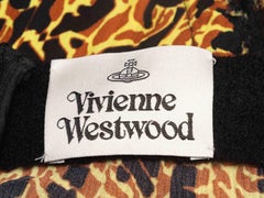 Yellow & Multicolor Vivienne Westwood Abstract Print Long Sleeve Mini Dress Size