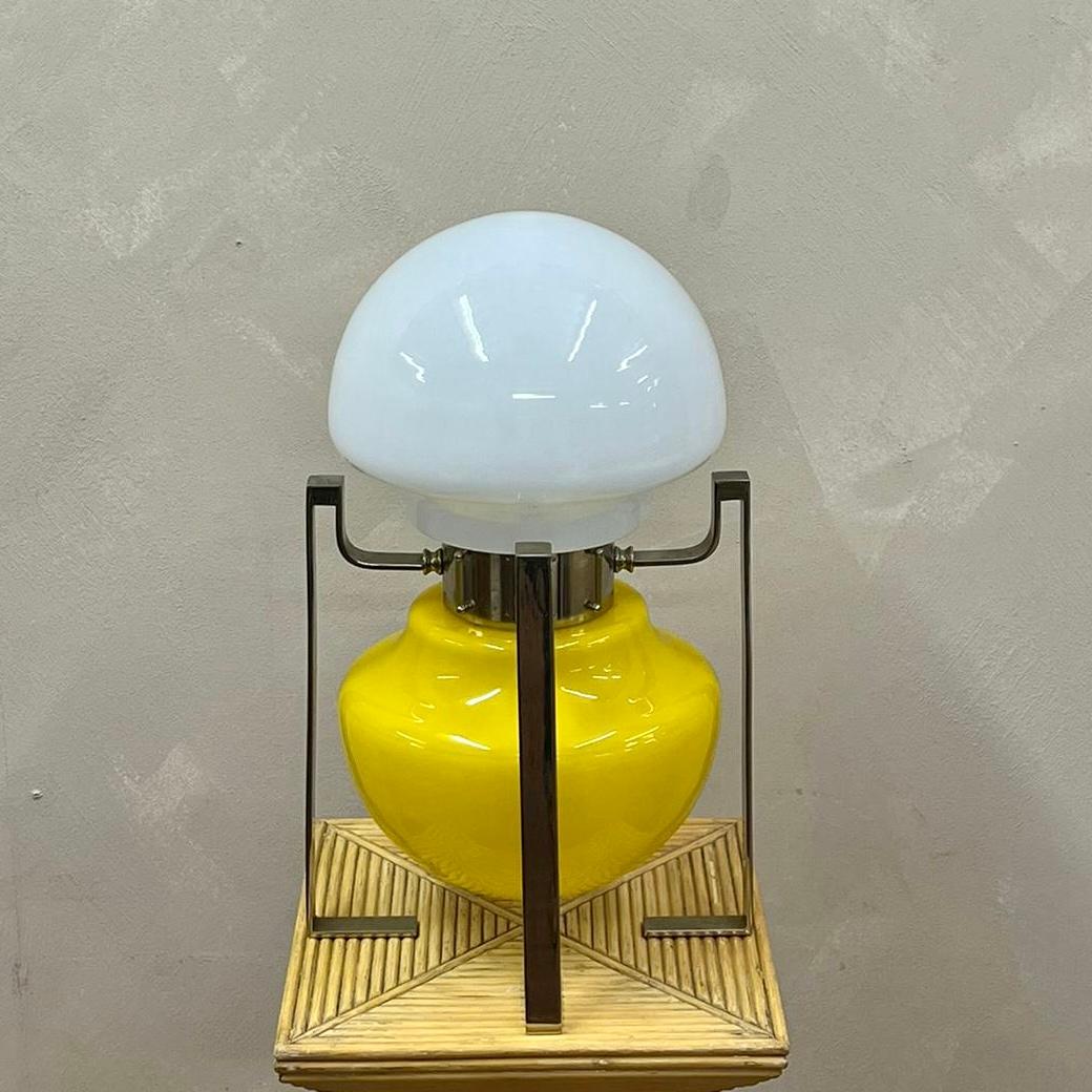 Yellow Murano Lamp by Carlo Nason for Mazzega, Italy, 1960s In Good Condition In Southampton, GB