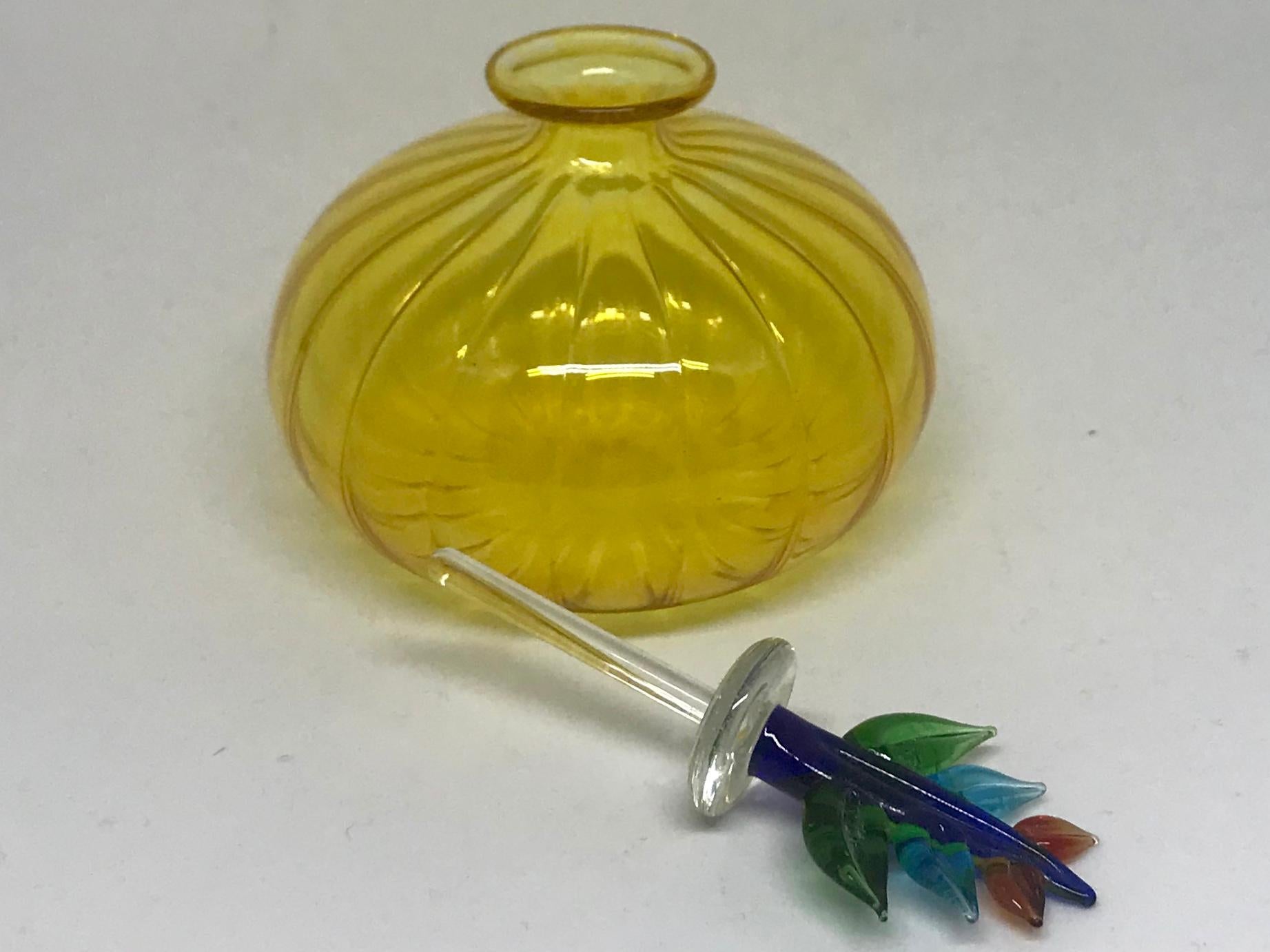 perfume yellow bottle