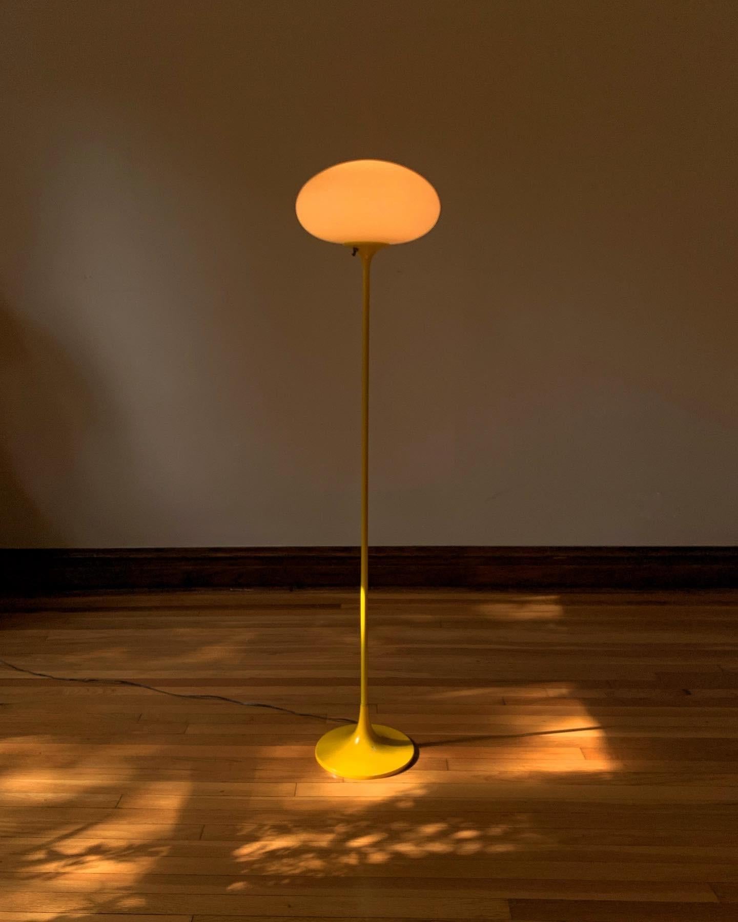 Yellow Mushroom Floor Lamp by Laurel Lamp Co., c.1960s 1