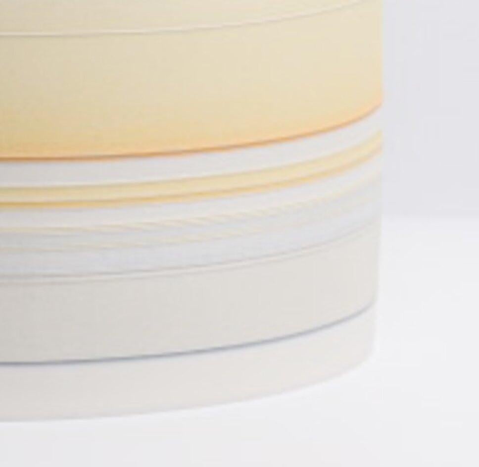 Smaltato Vaso in porcellana giallo/arancio di Rachel Foxwell in vendita