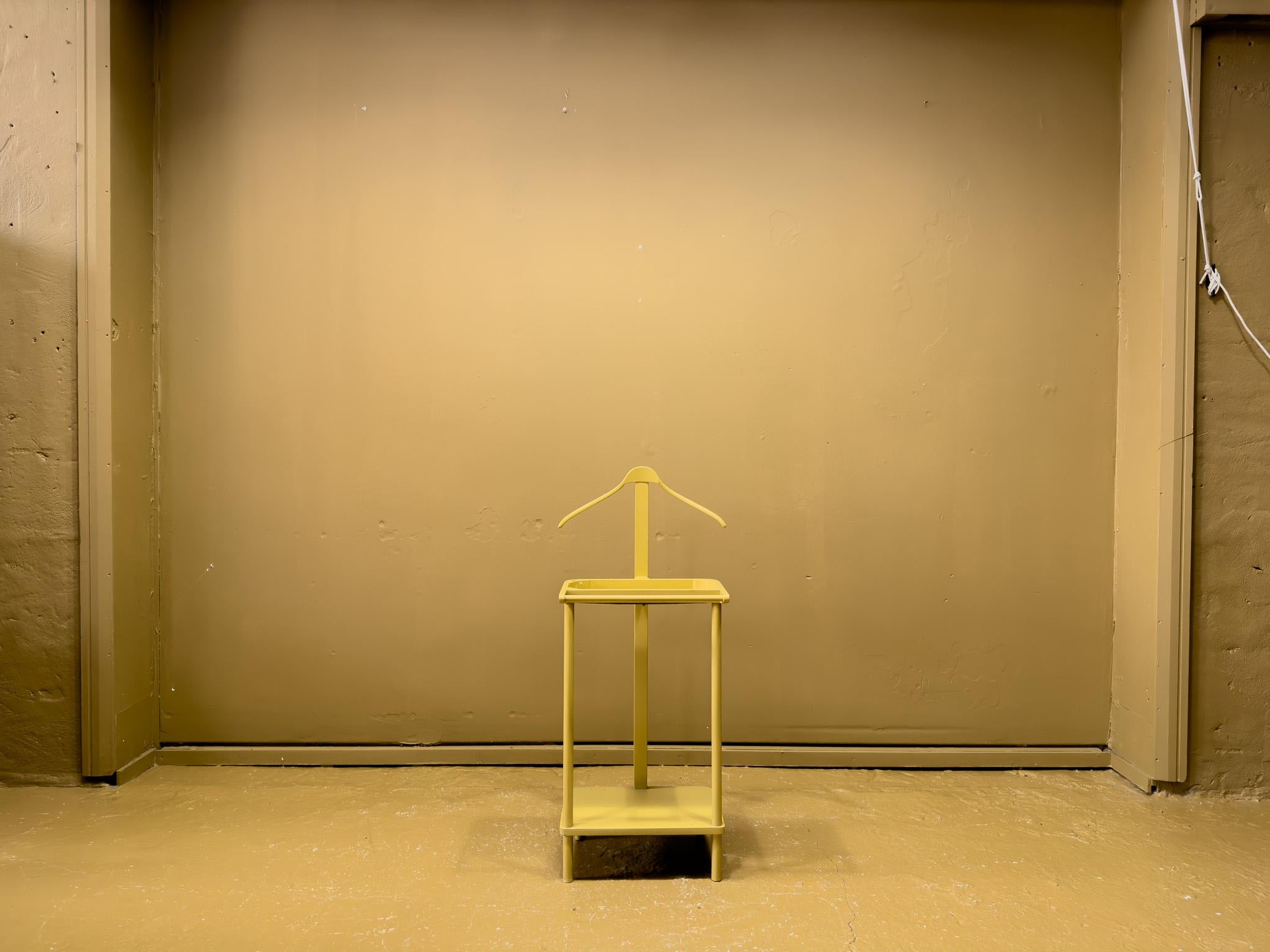 Ce vide-poches suédois des années 1960 allie la fonctionnalité à l'esthétique épurée et minimaliste qui définit le design scandinave du milieu du siècle. Sa finition jaune vibrante ajoute une touche ludique et sophistiquée, ce qui en fait une pièce
