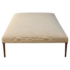 Yellow Patterned Chesterfield Table