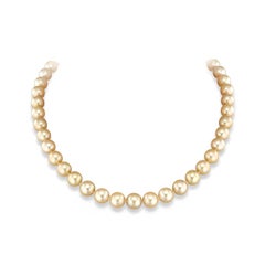 Yellow Pearls Necklace