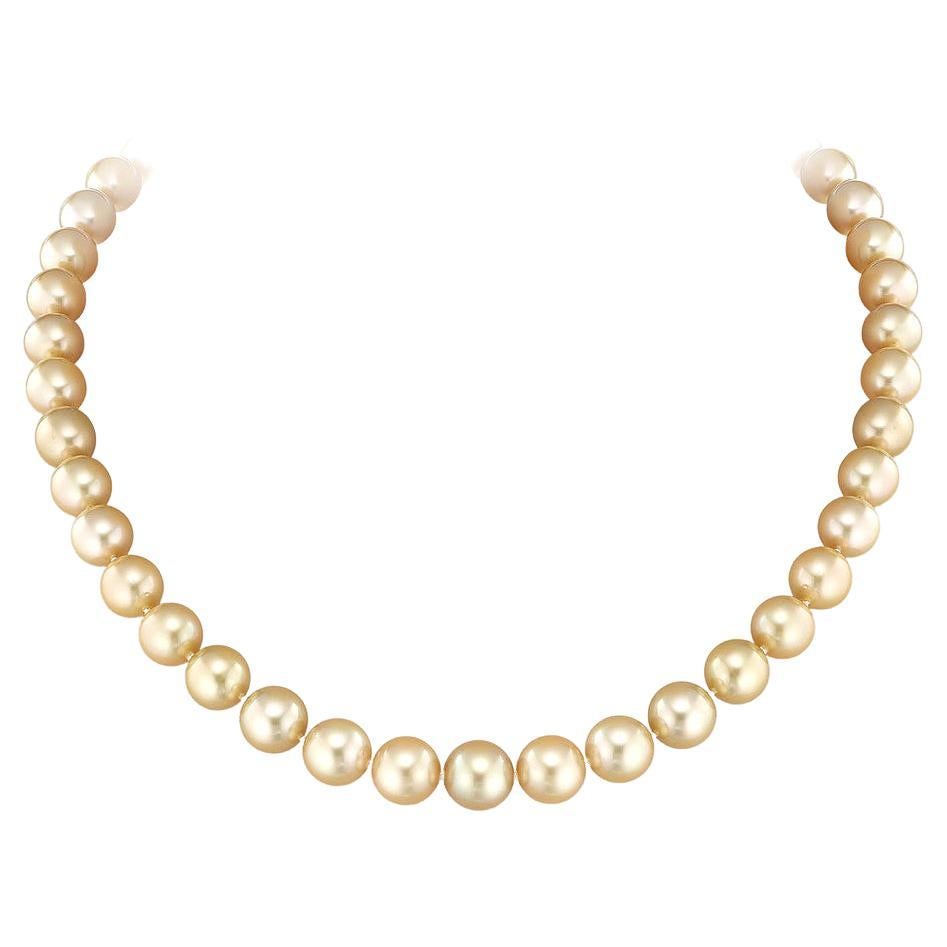 Yellow Pearls Necklace
