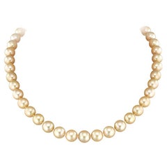 Used Yellow Pearls Necklace