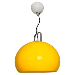 Yellow Pendant Lamp by iGuzzini, Italy, 1970s
