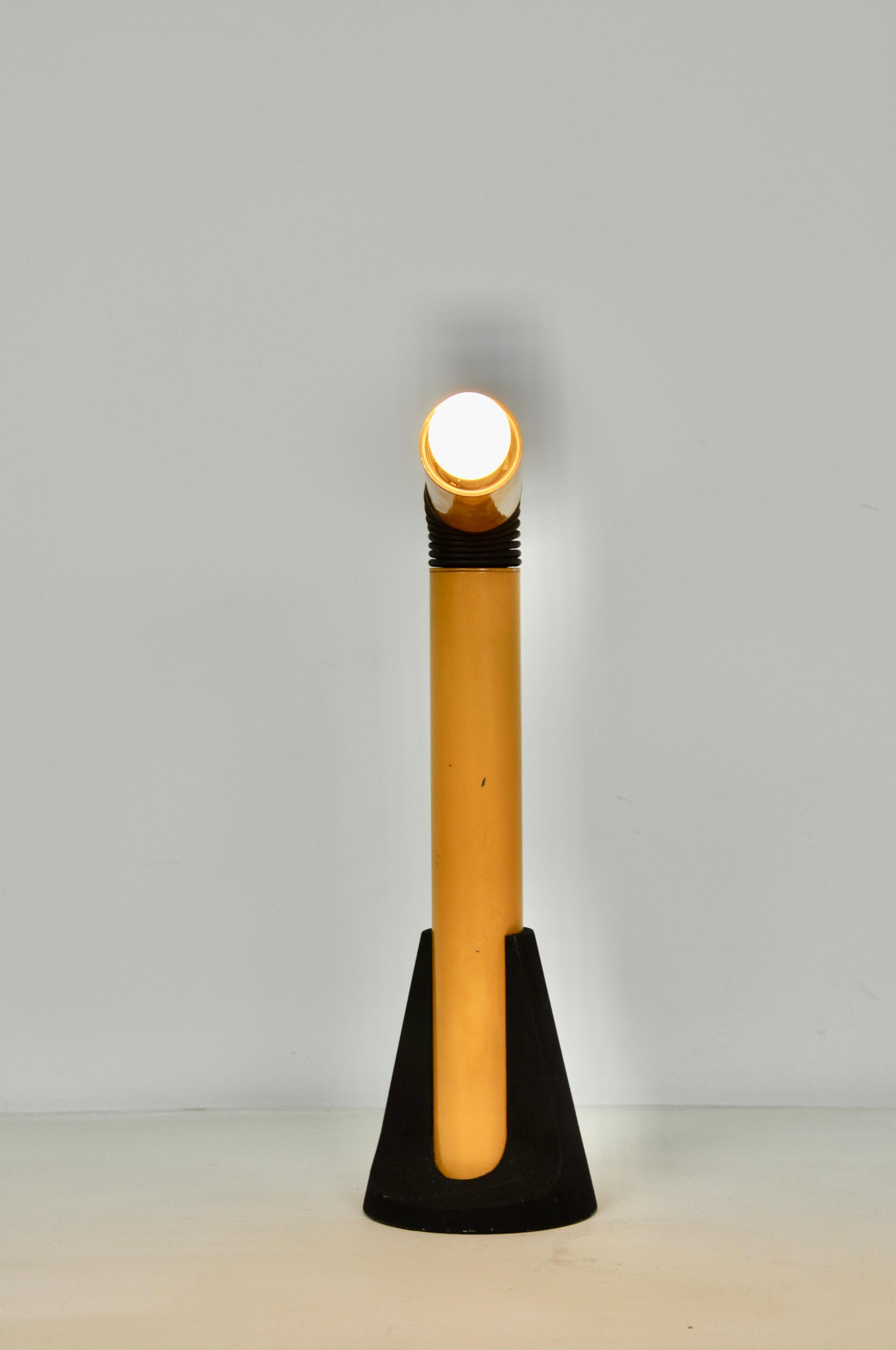 Milieu du XXe siècle Lampe de bureau Periscope jaune de Danilo Aroldi pour Stilnovo, années 1960 en vente